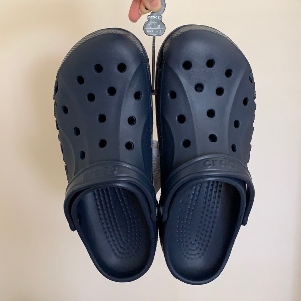 Navy Blue Crocs